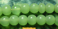 Petit mala en verre couleur jade