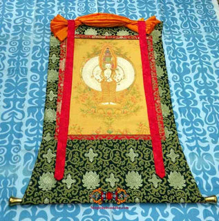 Grande Thangka de Chenrézi à milles bras (Lokeshwor) vendor-unknown