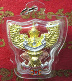 Amulette Garuda couleur or/or rose/argent