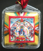 Amulette Bönpo Yantra de Drenpa Namkha - Ecarte les obstacles et mauvaises influences astrologiques
