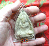 Grande amulette / tablette votive du Bouddha