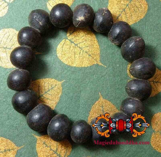 Mala de poignet en graines d'arbre à savon - Reetha mala. La Magie du Bouddha.