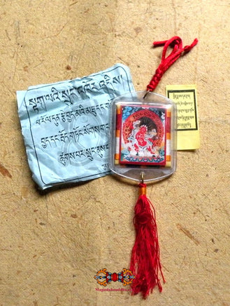 Grande amulette Bönpo Yantra de Tagla Membar - Protection contre les accidents. magiedubouddha