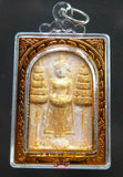 Amulette du Bouddha debout Luang Phor Barn Lem - Wat Peth Samut Worawihan.