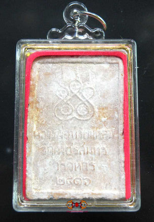 Amulette du Bouddha debout Luang Phor Barn Lem - Wat Peth Samut Worawihan. magiedubouddha