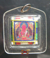 Amulette Yantra du Bouddha de longue vie (Amitayus) - Pour la longévité