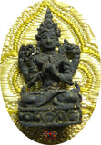 Amulettes de Tara verte, Avalokiteshvara et Kshitigarbha - Wat Boman Khunaram.