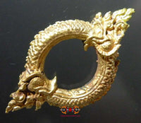Amulette Thai couple de Nâgas - Très Vénérable LP Sangha. magiedubouddha