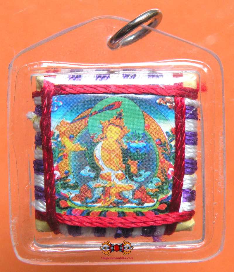 Amulette tibétaine de manjushri.