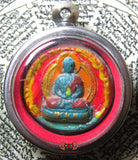 Amulette tibétaine tsa tsa du Bouddha de médecine Sangye Menla - Sa Sainteté le Dalaï Lama.