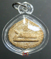 Petite amulette du Bouddha couché - Wat Hat Yai.