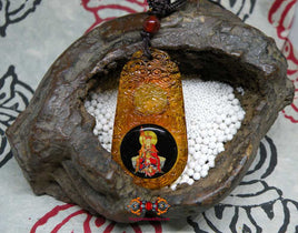 Amulette du Bouddha Ksitigarbha - Temple de Baisui Gong (temple de la longévité). La Magie du Bouddha.