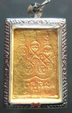 Amulette Thai Phra Somdej dorée - Très Vénérable LP Ngoern.