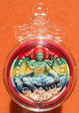 Petite amulette multicolore de Jatukham Rammathep - Wat Mahatat.