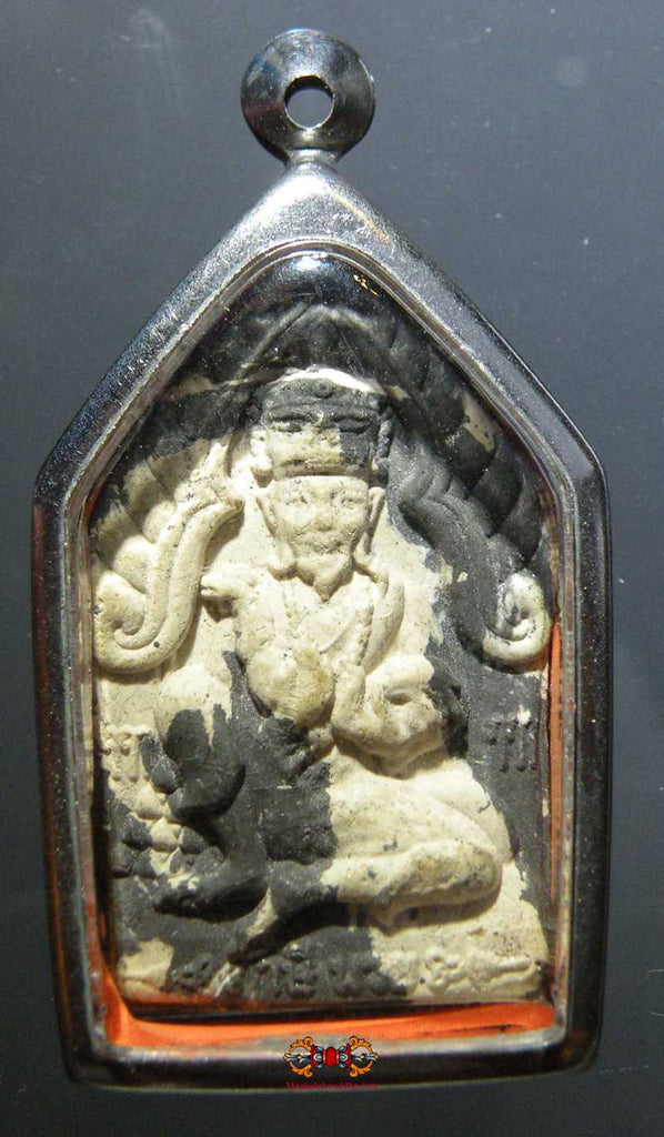 Amulette Lersi noire et blanche - Wat Barn Nong Takham.