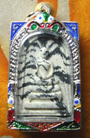 Amulettes Thai Phra Somdej couleurs tigre - Très Vénérable LP Thong.