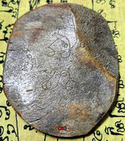 Talisman aux trois gecko en os de buffle d'eau. La Magie du Bouddha.