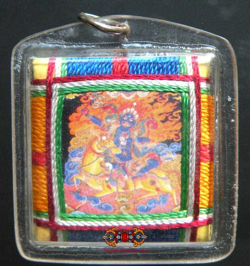Amulette Yantra de Palden Lhamo - Protection et élimination des obstacles