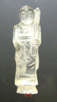 Amulette Phra Siwali en cristal de roche (quartz) - Très Vénérable LP Kassem.