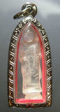 Amulette Phra Siwali en cristal de roche (quartz) - Très Vénérable LP Kassem.
