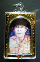 Amulette Thai portrait Roop Lor du Très Vénérable LP Liew.