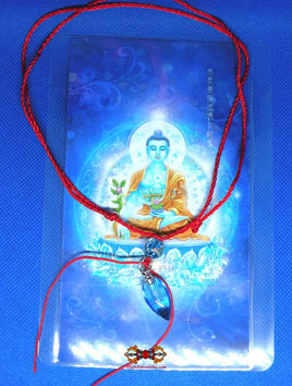 Amulette de santé Ringsel du Bouddha Sangye Menla. La Magie du Bouddha.