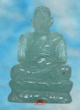 Amulette Thai Roop Lor en jade - Portrait du Très Vénérable LP Dooh.