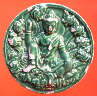 Grande amulette Jatukham Rammathep Apimongkol - Wat Phra Mahatat. magiedubouddha