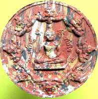 Grande amulette Thai LP Sothorn et Bouddha debout - Wat Thung Séti.