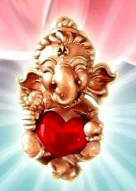 Belle petite amulette d'amour de bébé Ganesh Phra Pikanet Noi - Vénérable Kruba Chaiya Pathapi. La Magie du Bouddha.