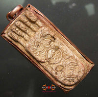 Amulette Phra Puthabat - Empreinte du pied du Bouddha.