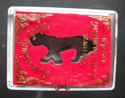 Amulette tigre d'argent - Temple du Très Vénérable LP Pern. La Magie du Bouddha.