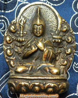 Amulette Tibétaine Thogchag / statuette de Lama Tsongkhapa. La Magie du Bouddha.