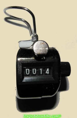 Compteur mécanique pour prosternations et mantra. La Magie du Bouddha.