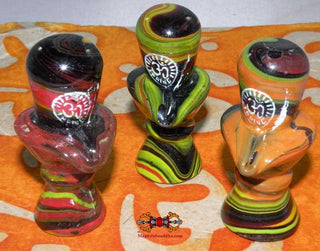 Yoni Lingam en pâte de verre multicolore - 2 tailles disponibles magiedubouddha