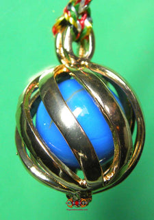 Amulette Thai bille protectrice de santé Look Aum Phra Moh - Wat Angsila. La Magie du Bouddha.