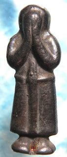 Amulette Thai du Bouddha protecteur Phra Pidta en métal alchimique - Très Vénérable LP Dooh. La Magie du Bouddha.