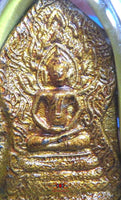 Amulette dorée du Bouddha - Très Vénérable LP Thongpoon. La Magie du Bouddha.