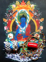 Amulette du bouddha de médecine. 