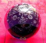 Boule de cristal de méditation de luang phor dooh.