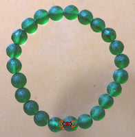 Bracelet en verre des Nâgas (couleur verte).