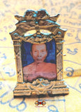 Cadre relique d un vénérable moine thai.