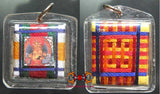Amulette Yantra du Bouddha de fortune Tibétain Dzambhala.