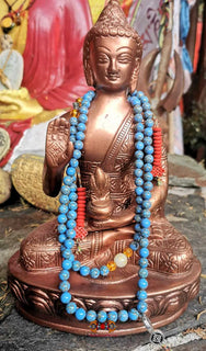 Mala Tibétain pour la pratique du Bouddha de médecine Sangye Menla. La Magie du Bouddha.