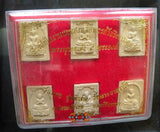Collection de 6 amulettes - Wat Phratat Wayo.