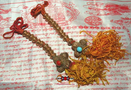 Grands compteurs de mantra pour mala Tibétain - en cuivre. magiedubouddha