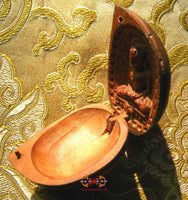 Amulette bouddha en bois par luang phor moon. 