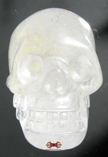 Crâne de cristal de roche (quartz). magiedubouddha