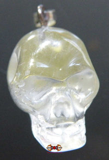 Pendentif crane de cristal - artisanat du Népal. La Magie du Bouddha.