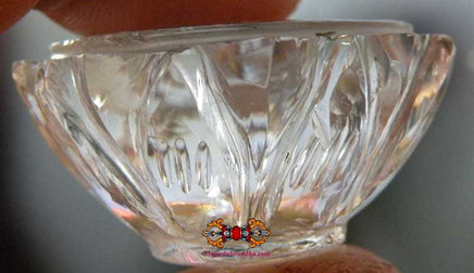 Empreintes du Bouddha en cristal du Tibet. magiedubouddha